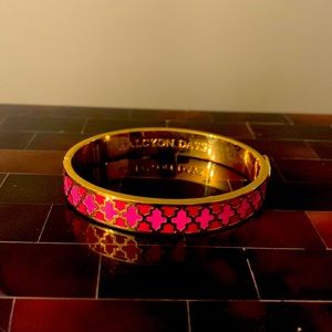 Halcyon Days fuscia/gold bracelet